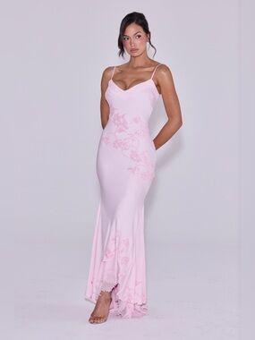 house of cb sabine dress pink Clothing : Midi Dresses : 'Samaria' Baby Pink Corset Sundress